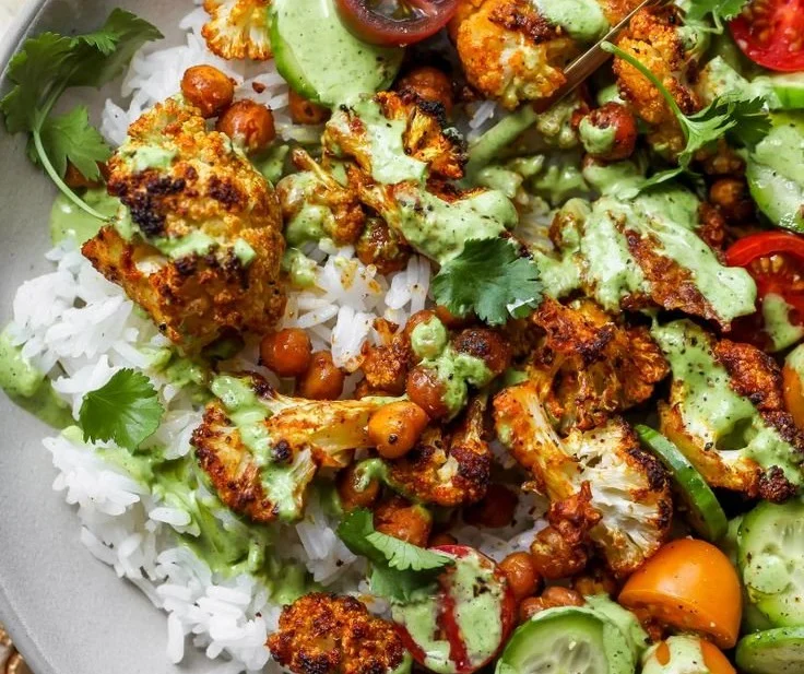 Cauliflower Shawarma Bowls