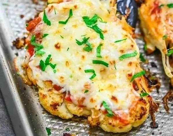 Cauliflower Steaks with Marinara