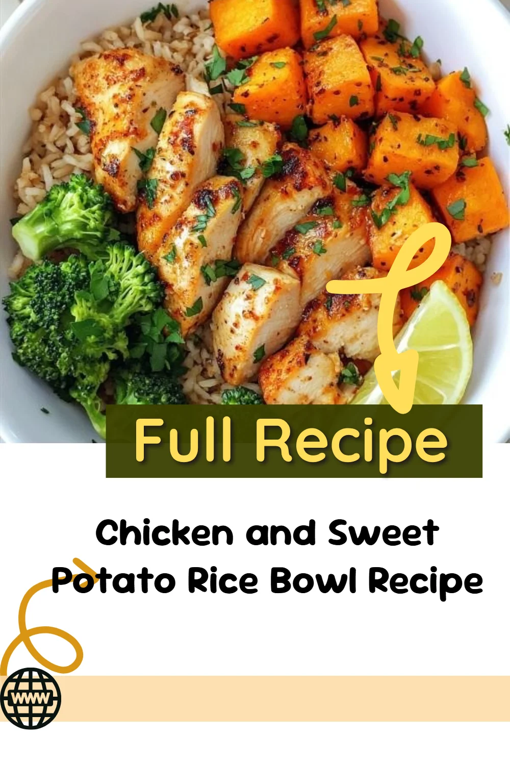 Chicken and Sweet Potato Rice Bowl Recipe