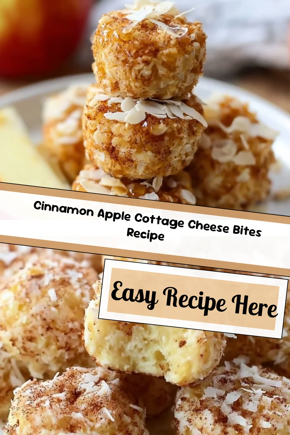 Cinnamon Apple Cottage Cheese Bites Recipe