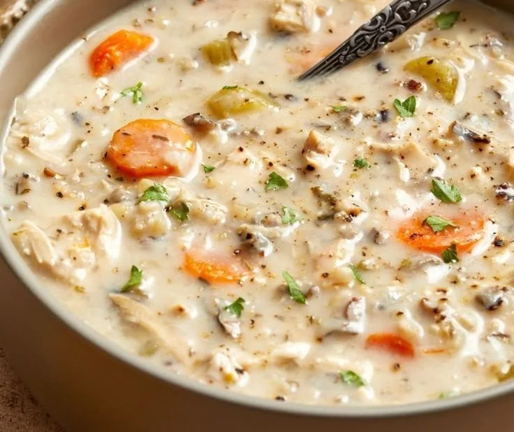 Crockpot Chicken and Wild Rice Soup