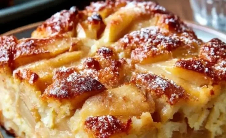 Delicious Dorset Apple Traybake by Mary Berry, showcasing apples and cake
