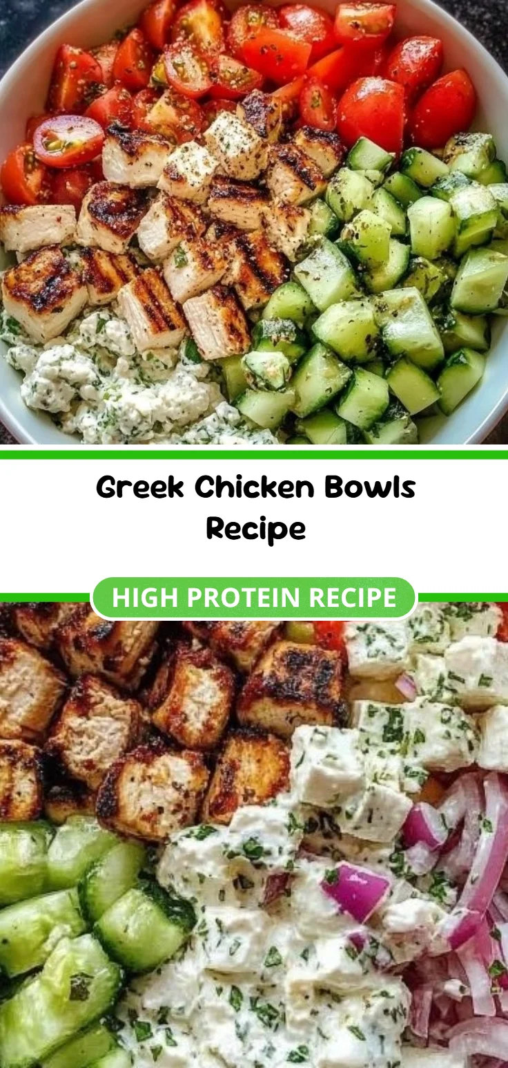 Greek Chicken Bowls Recipe