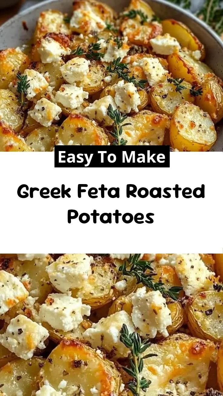 Greek Feta Roasted Potatoes