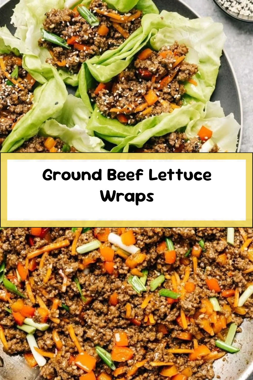 Ground Beef Lettuce Wraps