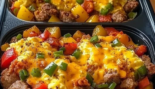 High Protein Freezer Friendly Breakfast Bowls