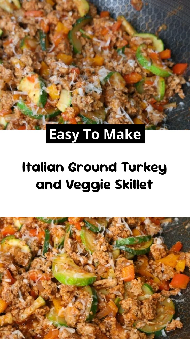 Italian Ground Turkey and Veggie Skillet