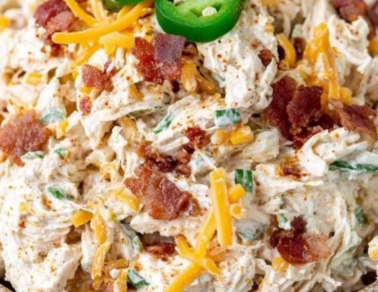 Jalapeno Popper Keto Chicken Salad