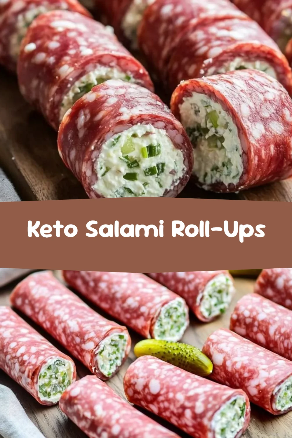 Keto Salami Roll-Ups