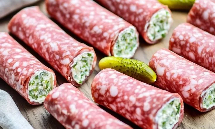 Keto Salami Roll Ups