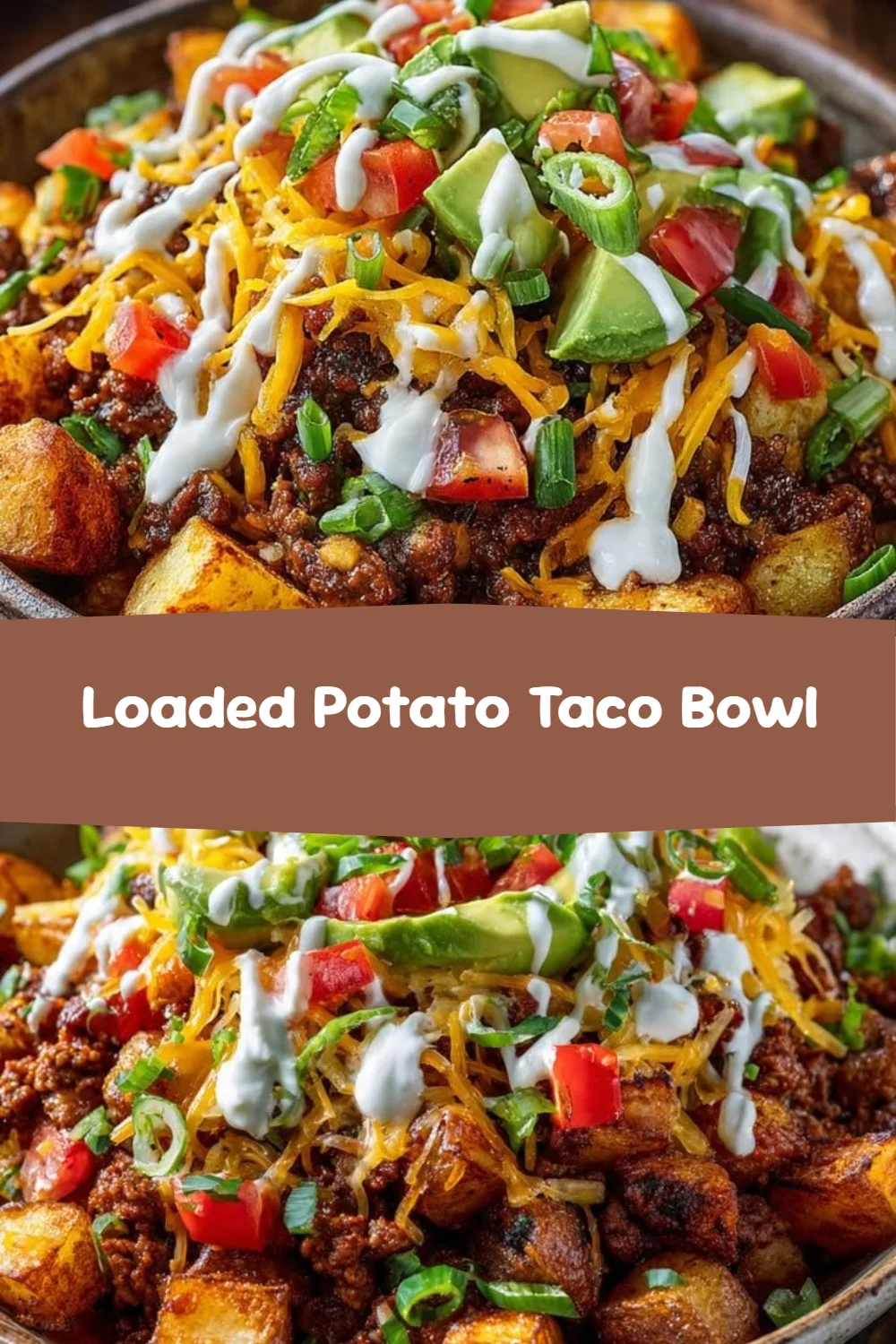 Loaded Potato Taco Bowl