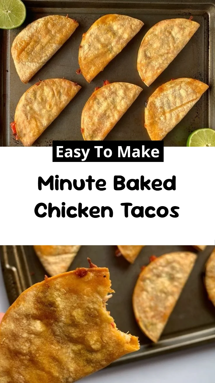 Minute Baked Chicken Tacos