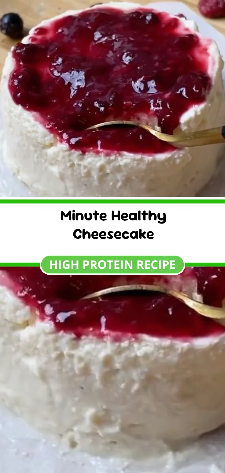 Minute Healthy Cheesecake