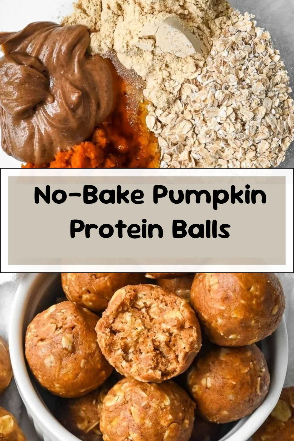 No-Bake Pumpkin Protein Balls