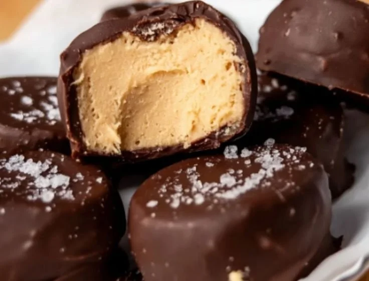 Peanut Butter Yogurt Bites in a bowl, a healthy snack option