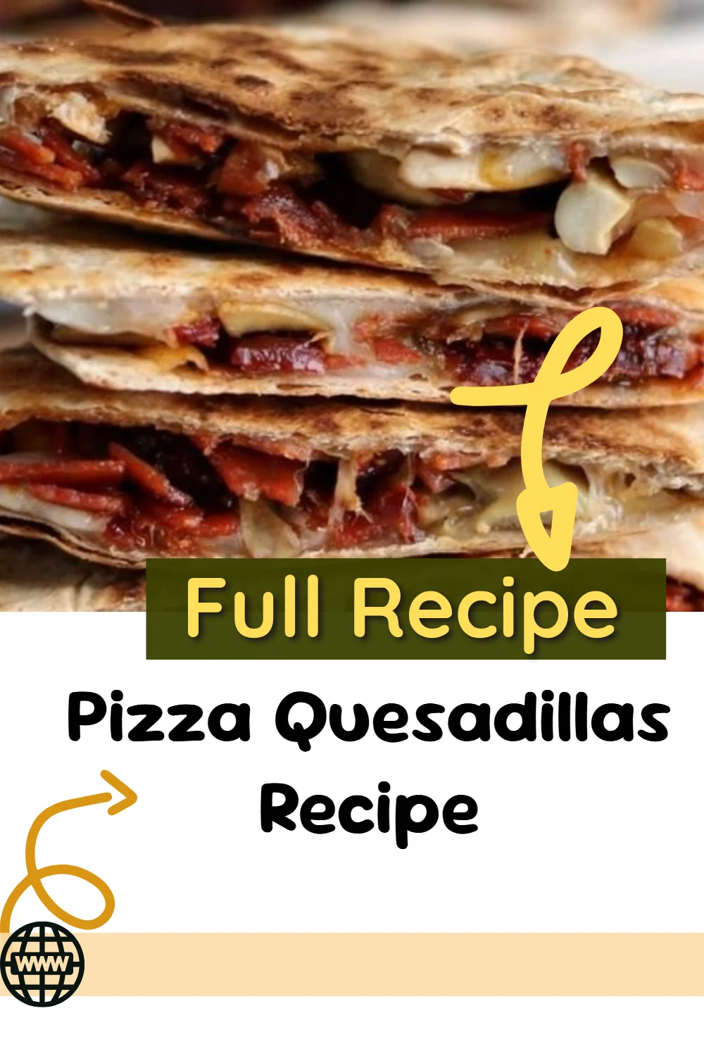 Pizza Quesadillas Recipe