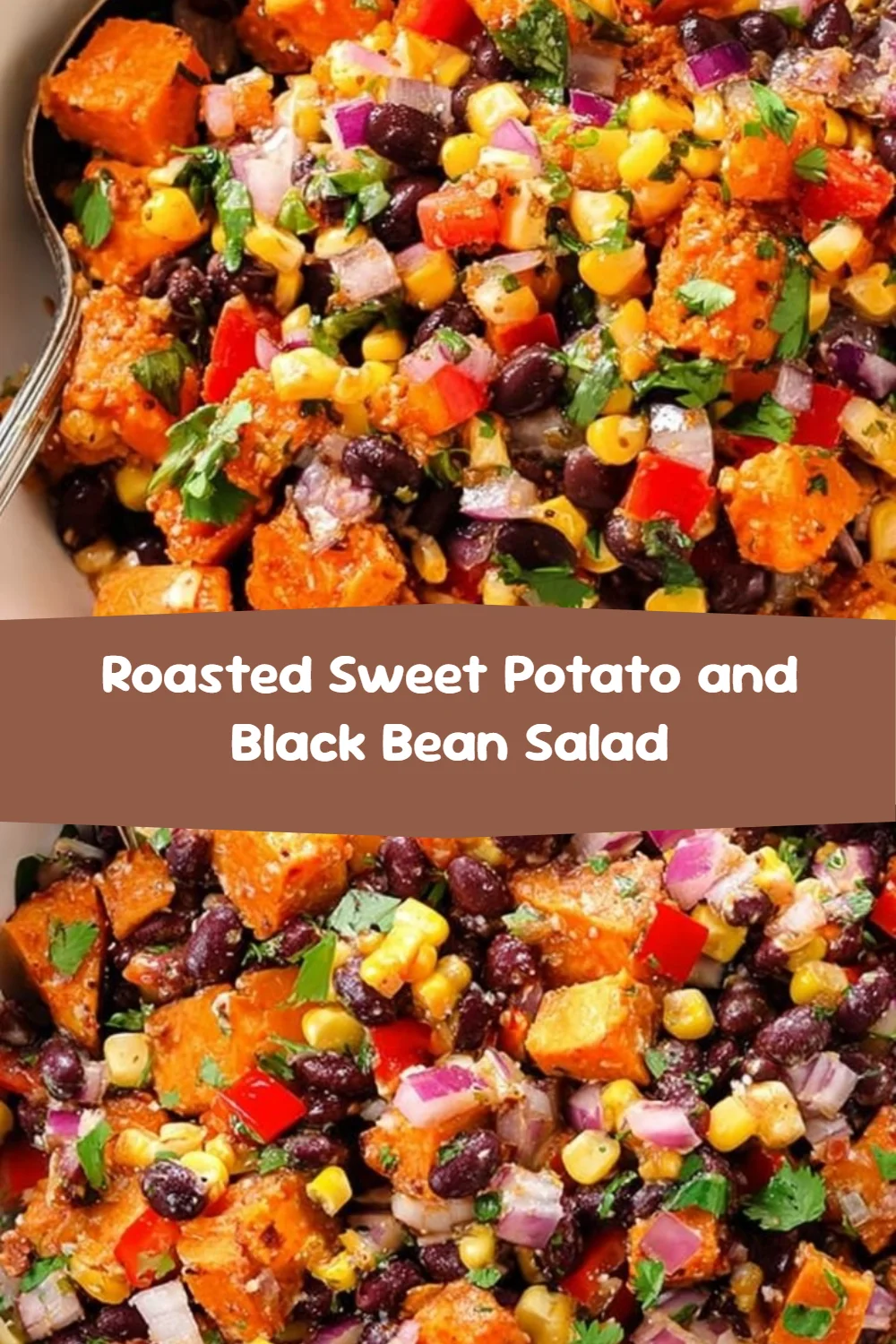 Roasted Sweet Potato and Black Bean Salad