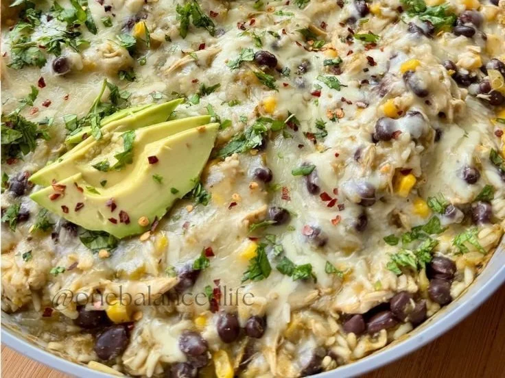 Salsa Verde Chicken &amp; Rice Skillet