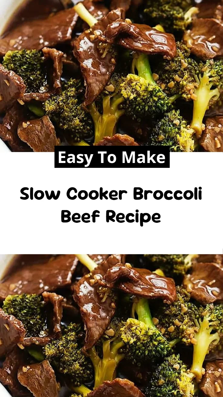 Slow Cooker Broccoli Beef Recipe