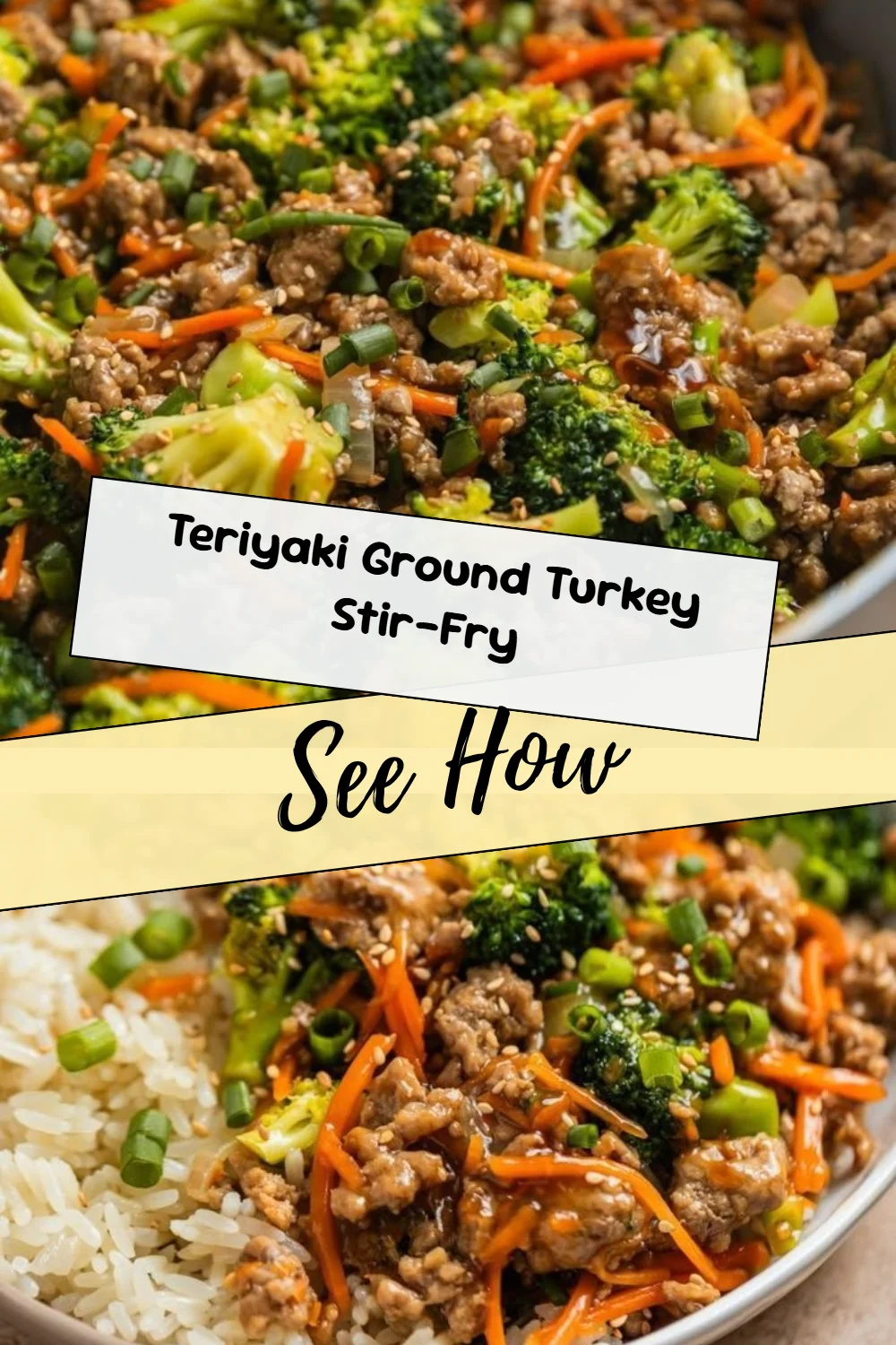 Teriyaki Ground Turkey Stir-Fry