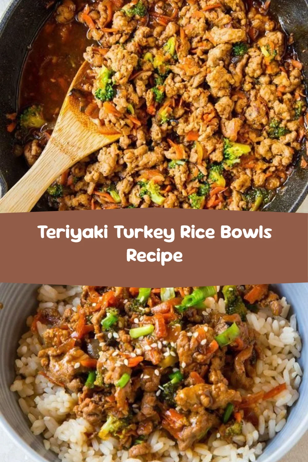 Teriyaki Turkey Rice Bowls Recipe